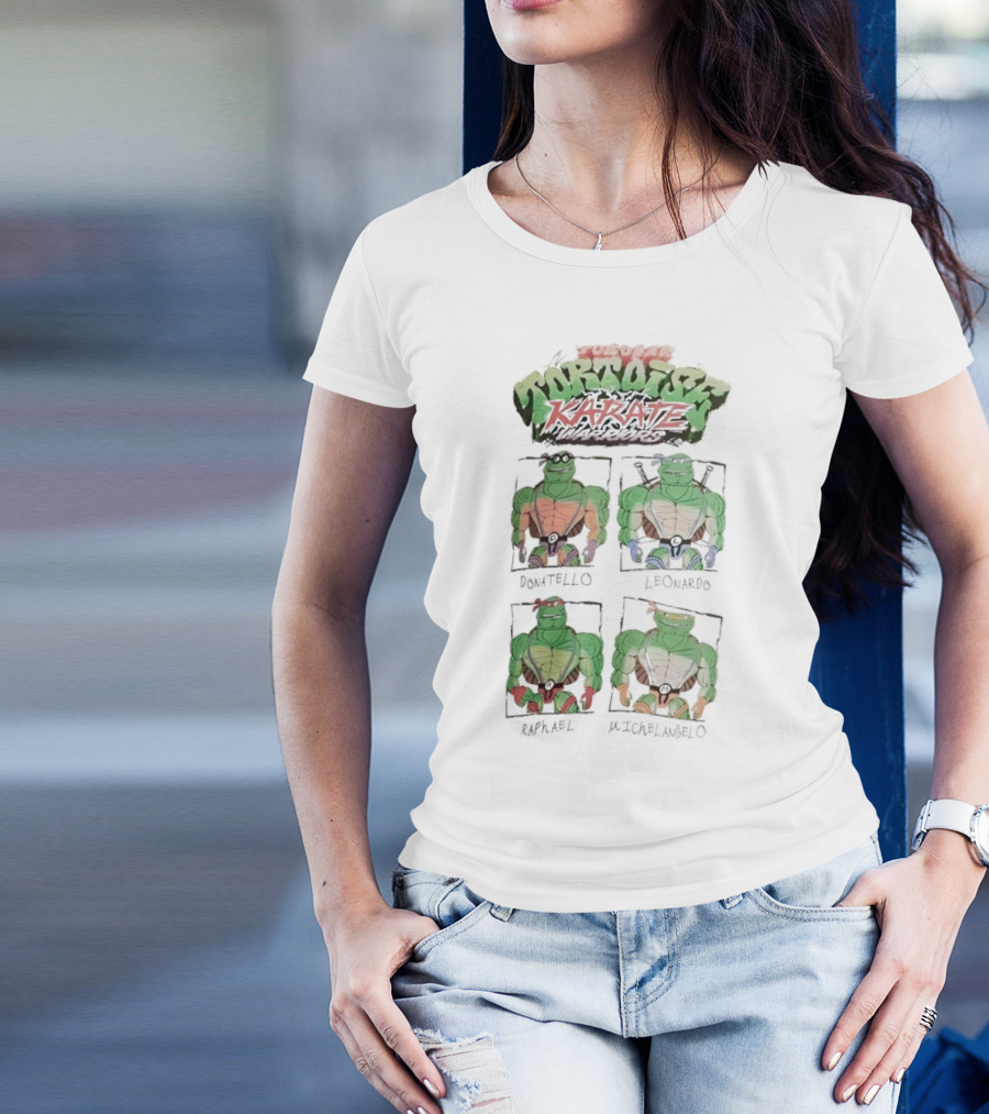 Super Tortoise Karate Donatello Leonardo Raphael Michelangelo T-Shirt