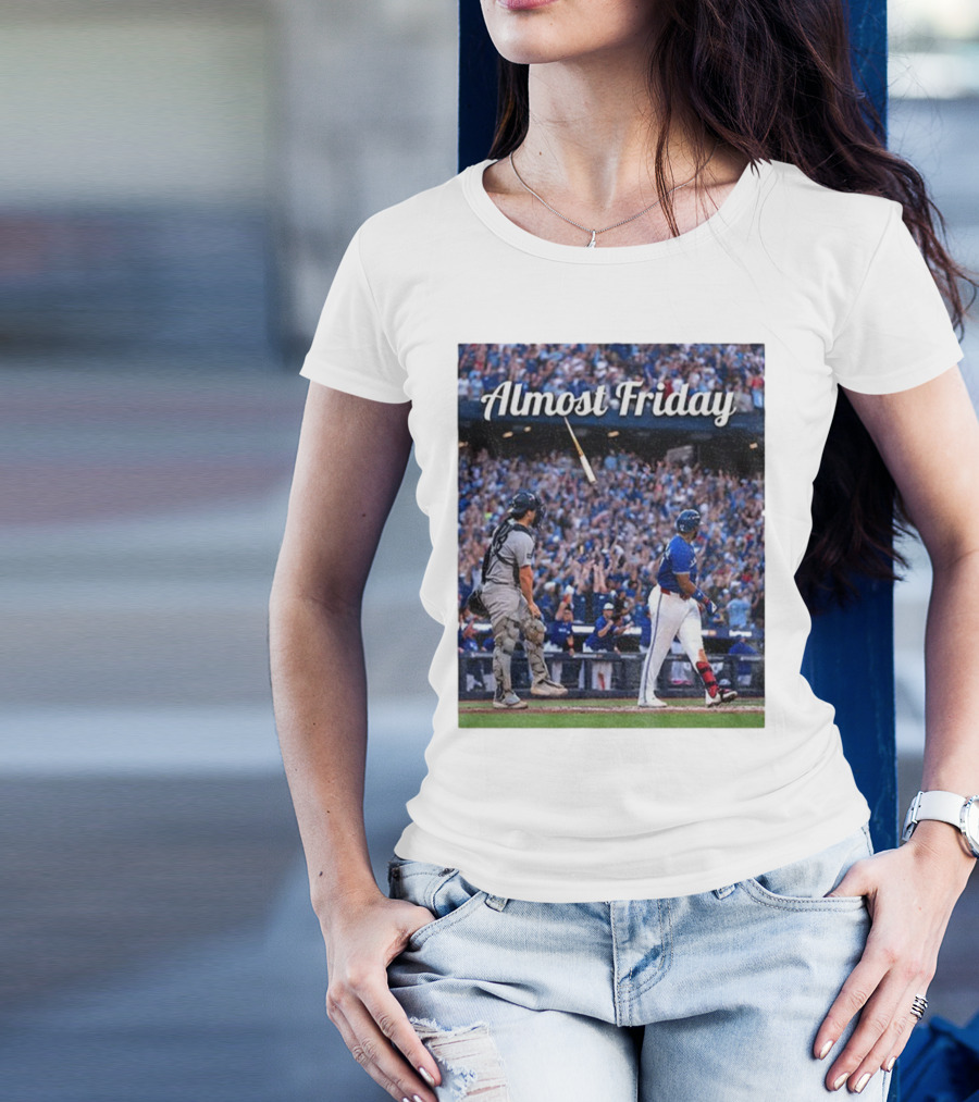 Toronto Blue Jays New York Yankees Almost Friday MLB Baseball Action T-Shirt