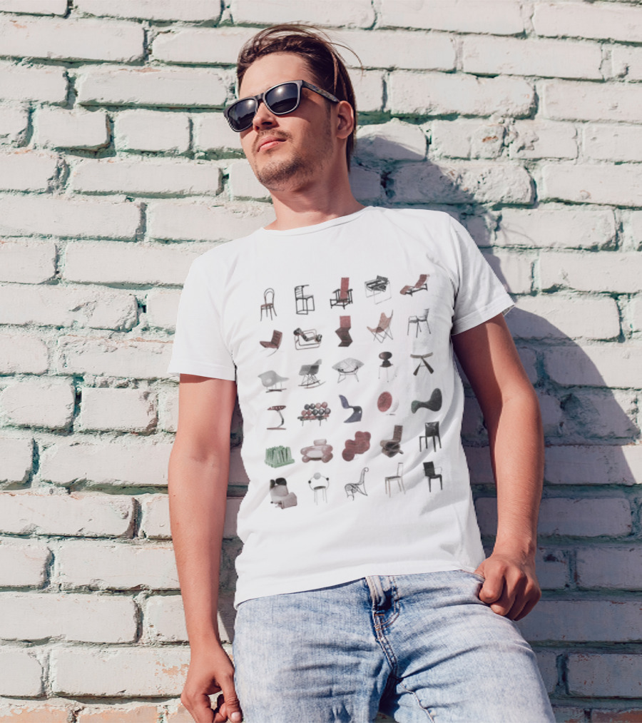 Vitra Museum Iconic Chair Collection T-Shirt