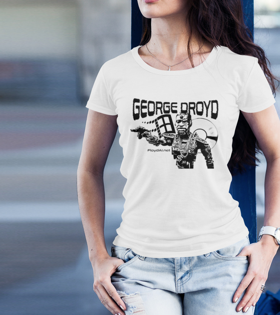George Droyd Retro Vintage Droid Star Patterns T-Shirt