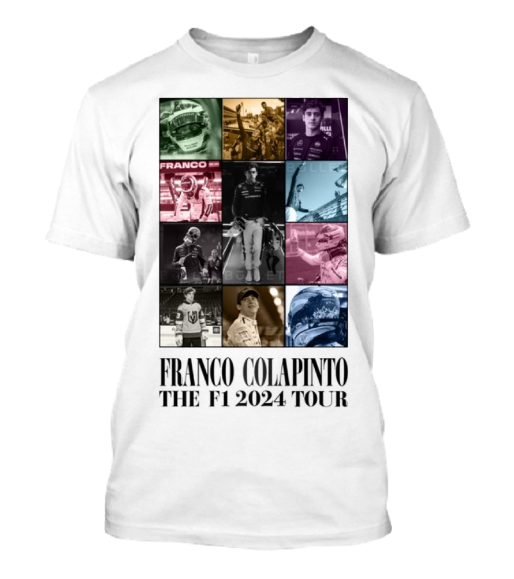 Franco Colapinto Bullet Racing F1 2024 Tour T-Shirt