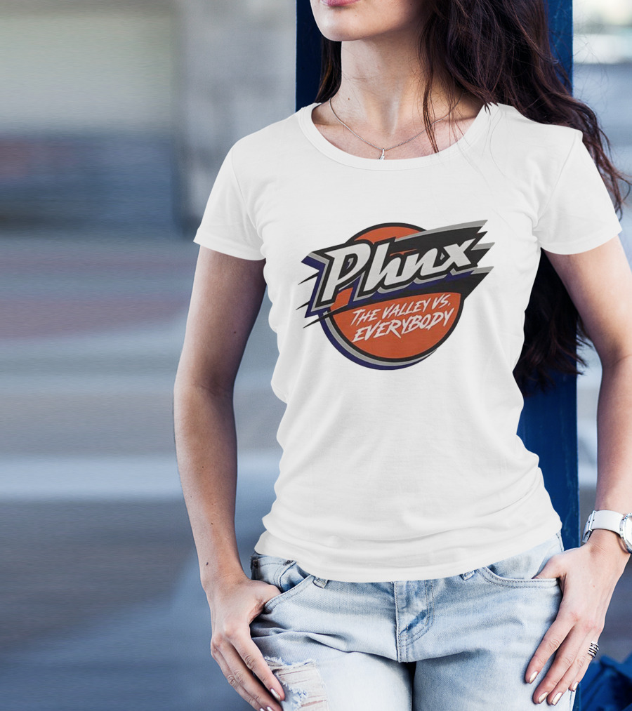 Phnx The Valley Vs Everybody Phoenix Mercury Basketball Tee T-Shirt