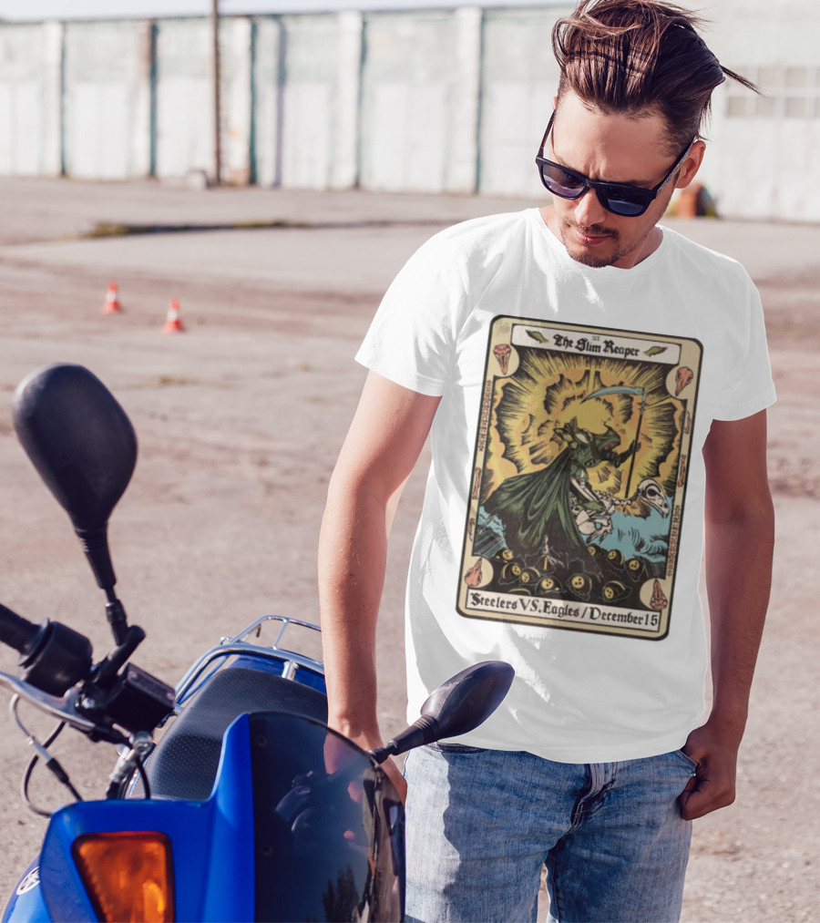 The Slim Reaper Steelers VS Eagles December 15 T-Shirt