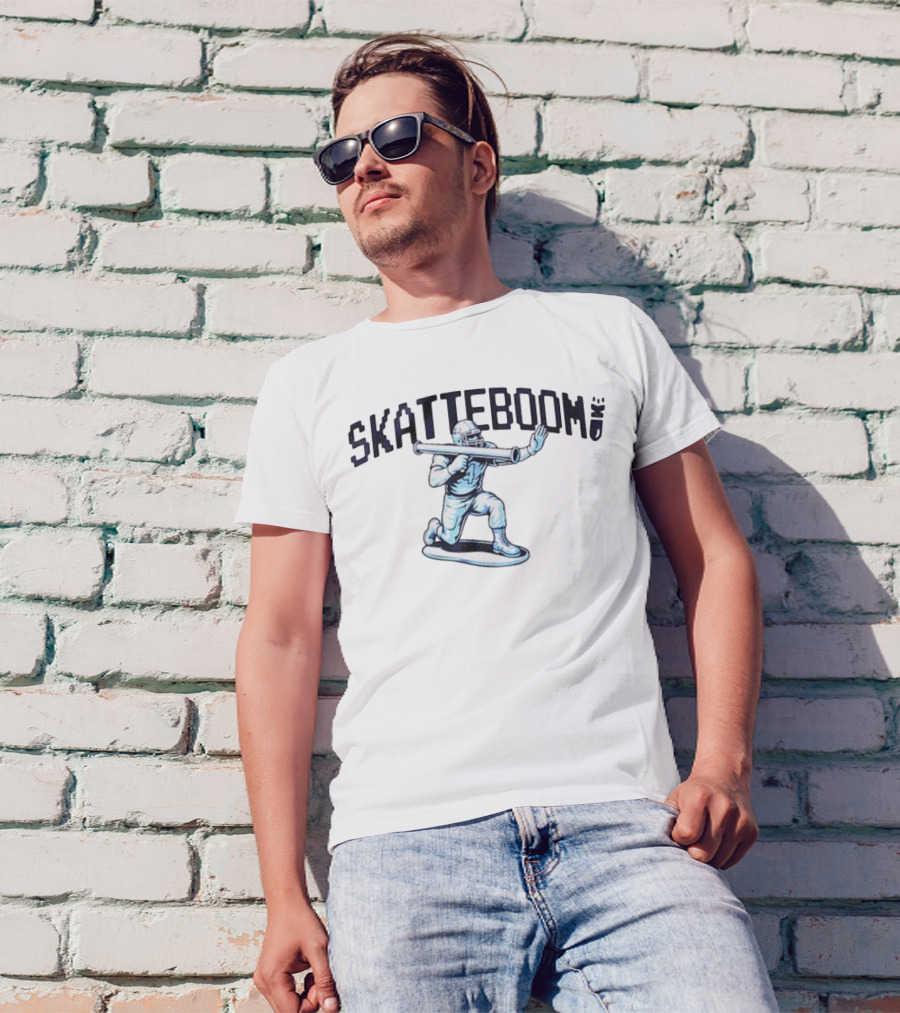 Skatteboom Toy Soldier Football Player Bazooka T-Shirt