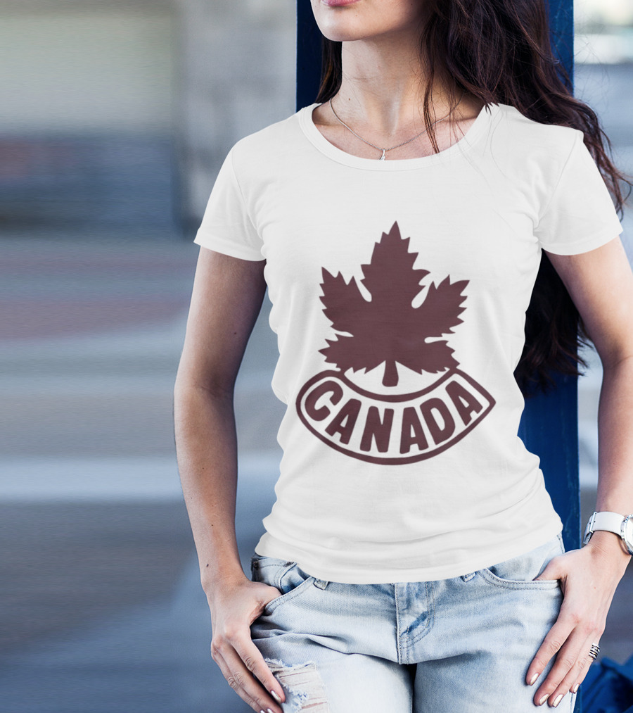 Canada Maple Leaf Badge T-Shirt