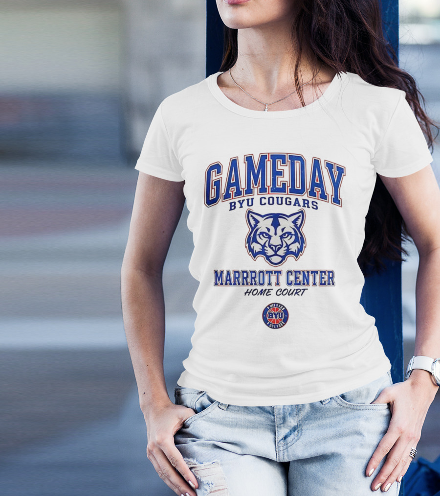 Gameday BYU Cougars Marriott Center Home Court T-Shirt