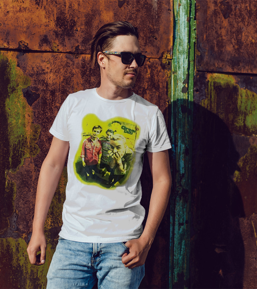 Green Day Dookie Tour 1994 Vintage Punk Rock Band Image T-Shirt