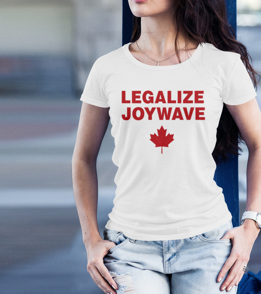 Legalize Joywave Maple Leaf Icon Canada Theme T-Shirt