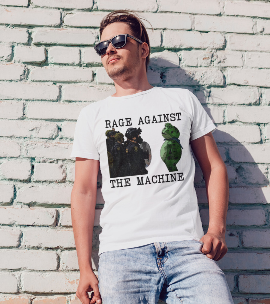 Rage Against The Machine Portland Frog Protest Poland 2025 Political T-Shirt