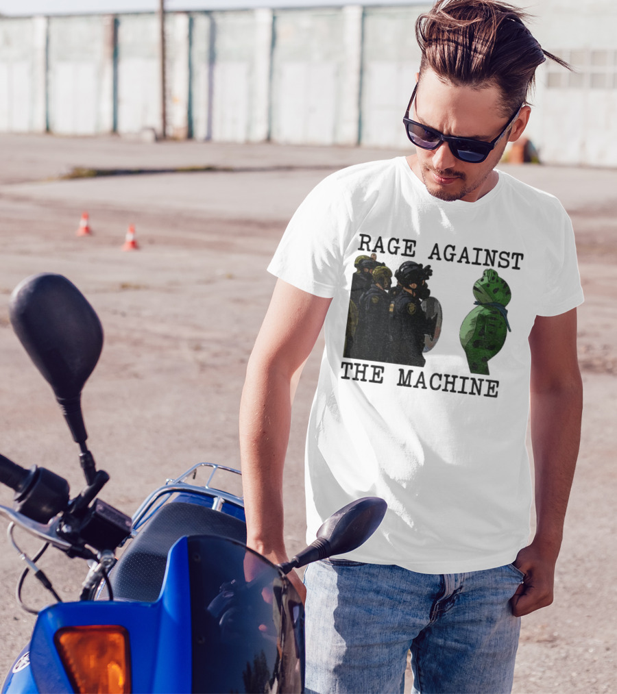 Rage Against The Machine Portland Frog Protest Poland 2025 Political T-Shirt