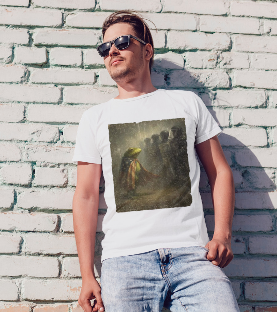 Portland Frog American Flag Protest Against Riot Police Equality T-Shirt