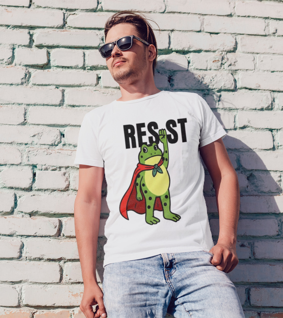 Resist Portland Frog Rage Against Machine Iconic Symbol T-Shirt