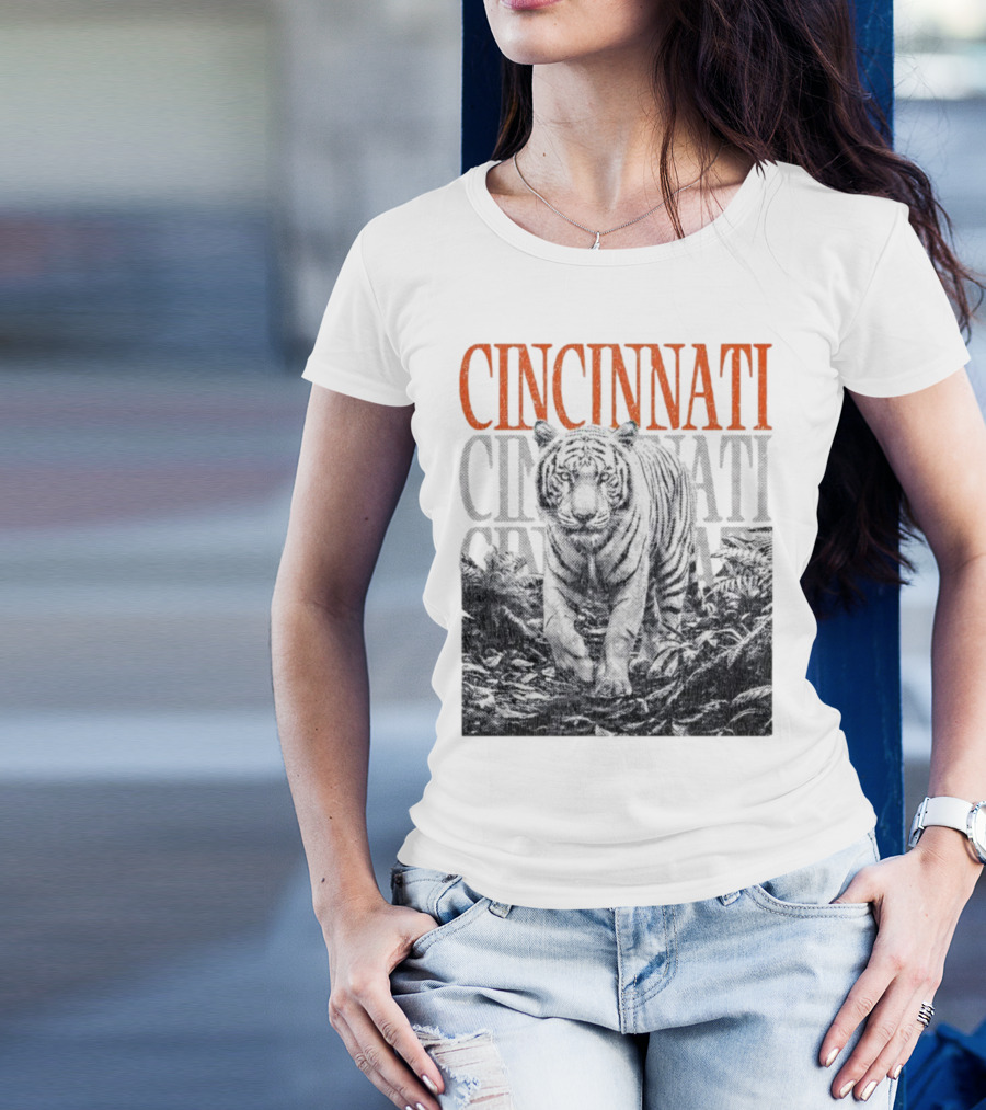 Cincinnati Bengals Tiger Fan Team Spirit T-Shirt