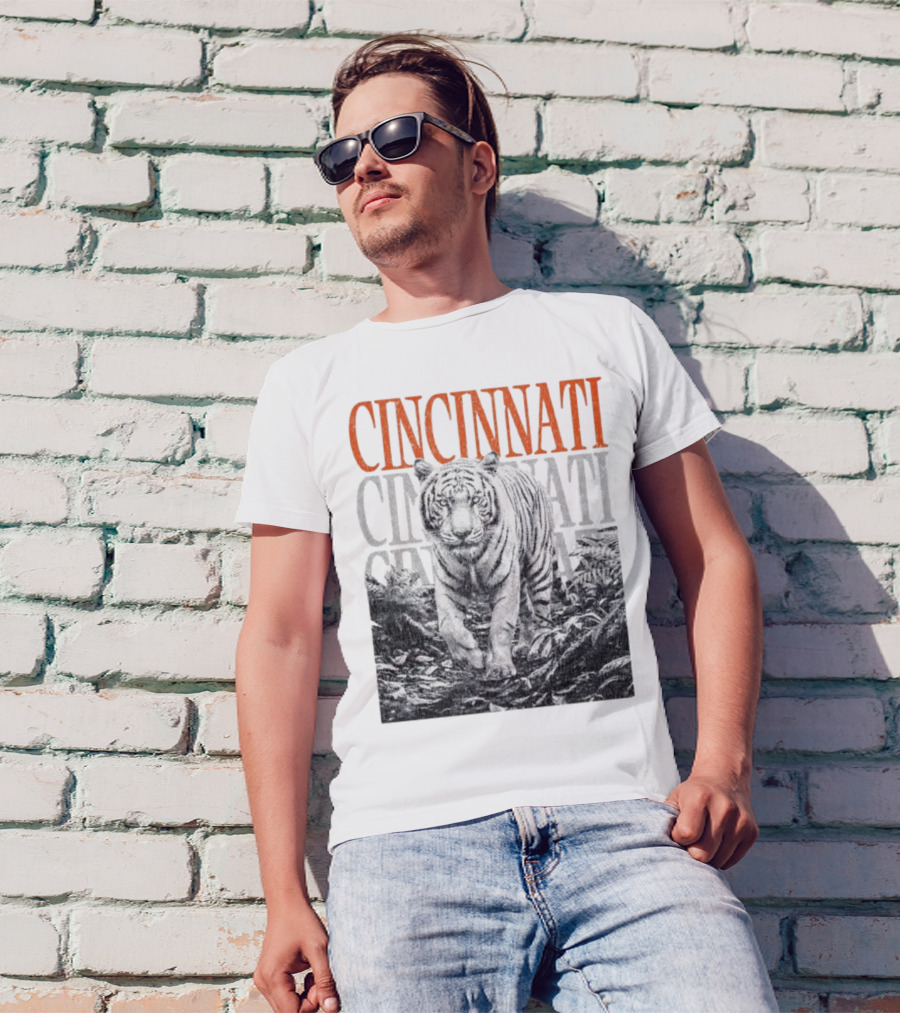 Cincinnati Bengals Tiger Fan Team Spirit T-Shirt