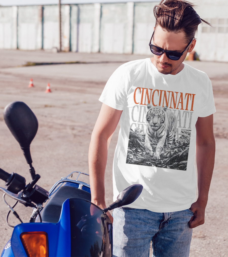 Cincinnati Bengals Tiger Fan Team Spirit T-Shirt