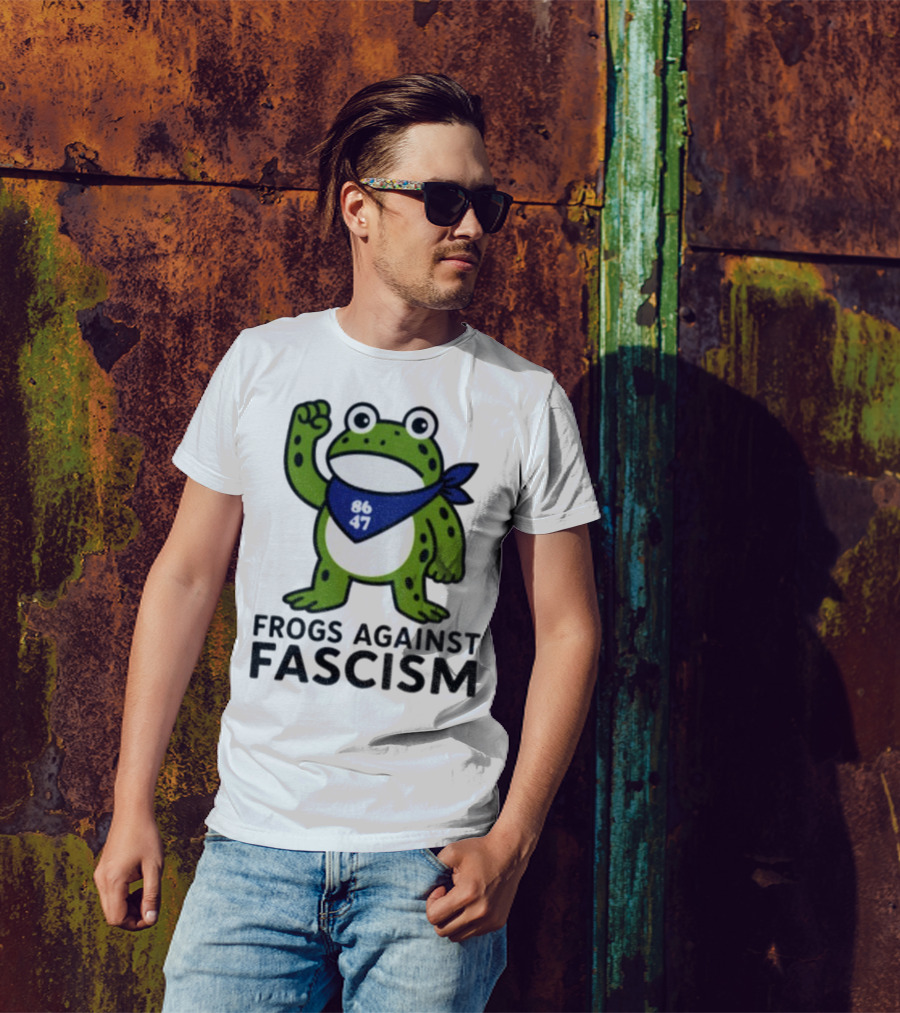 Frogs Against Fascism 86 47 Peaceful Protest Image T-Shirt