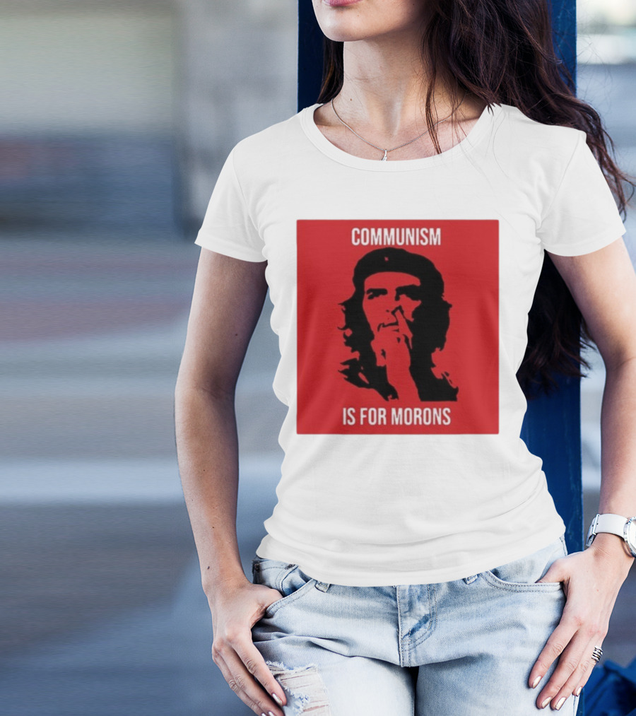 Communism Is For Morons Che Guevara Red T-Shirt