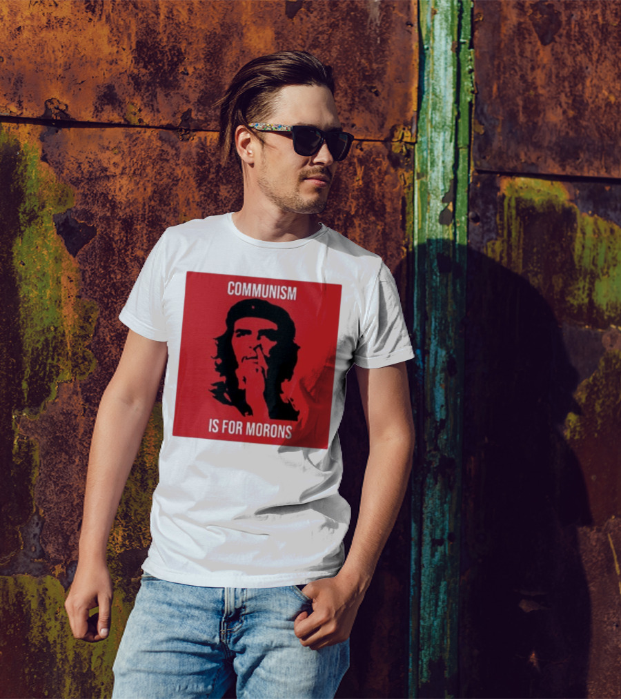 Communism Is For Morons Che Guevara Red T-Shirt