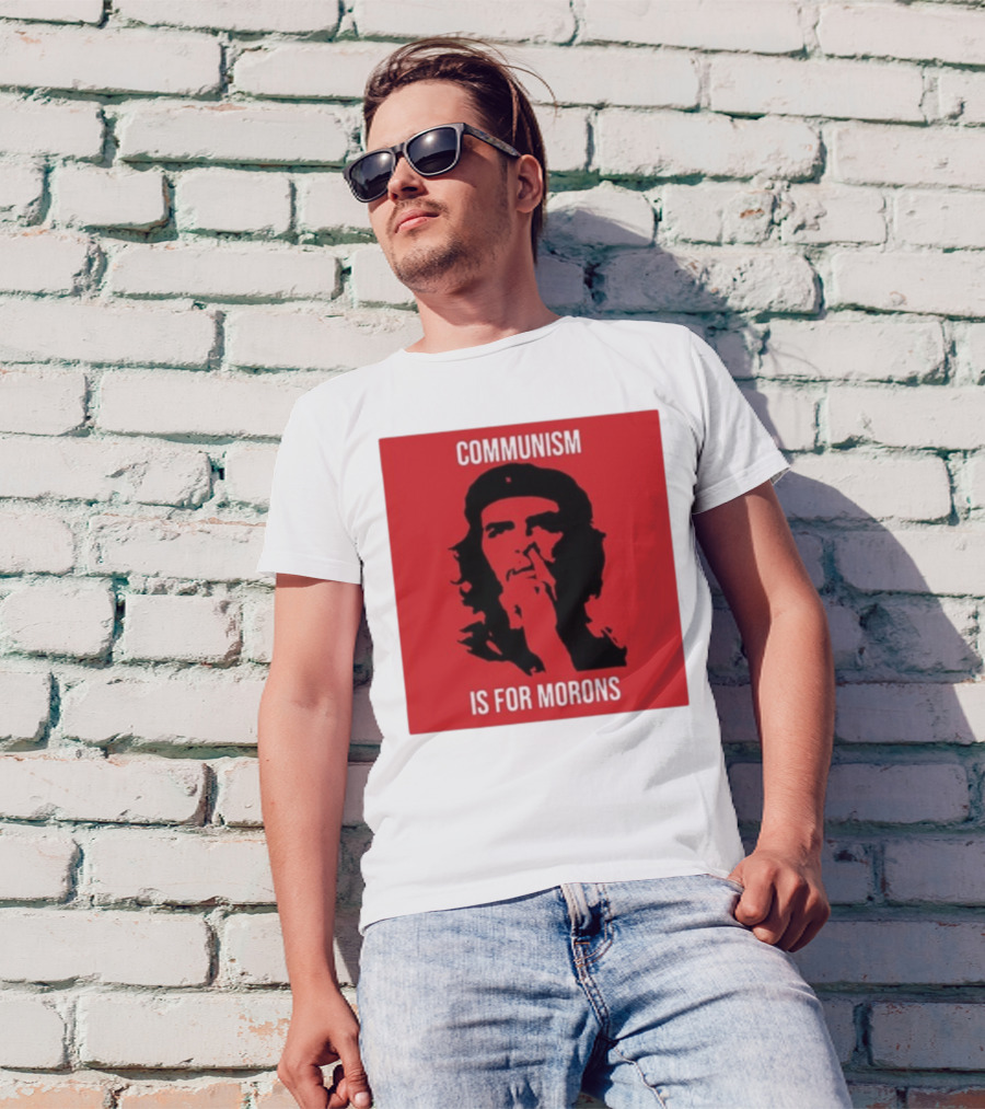 Communism Is For Morons Che Guevara Red T-Shirt