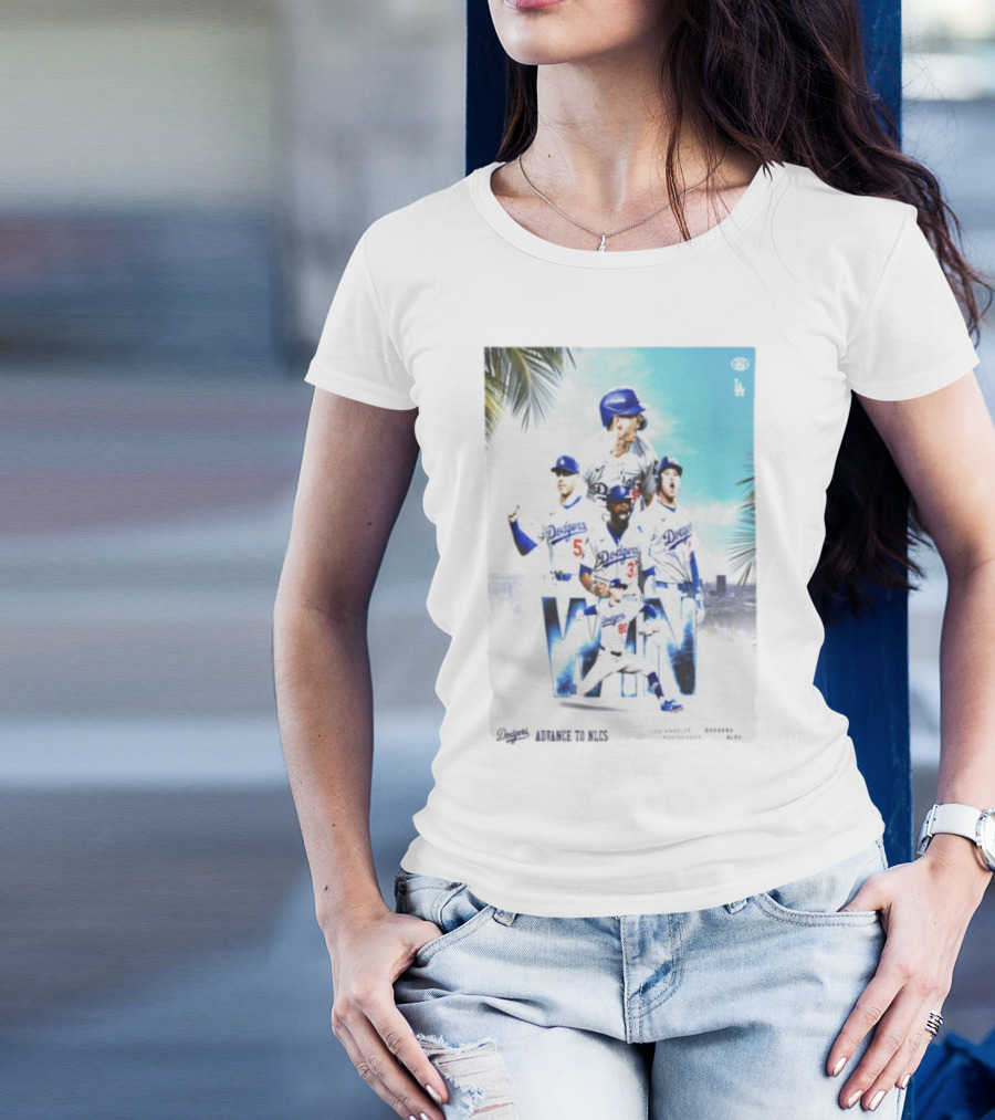 Los Angeles Dodgers Advance To 2025 NLCS Victory Celebration T-Shirt