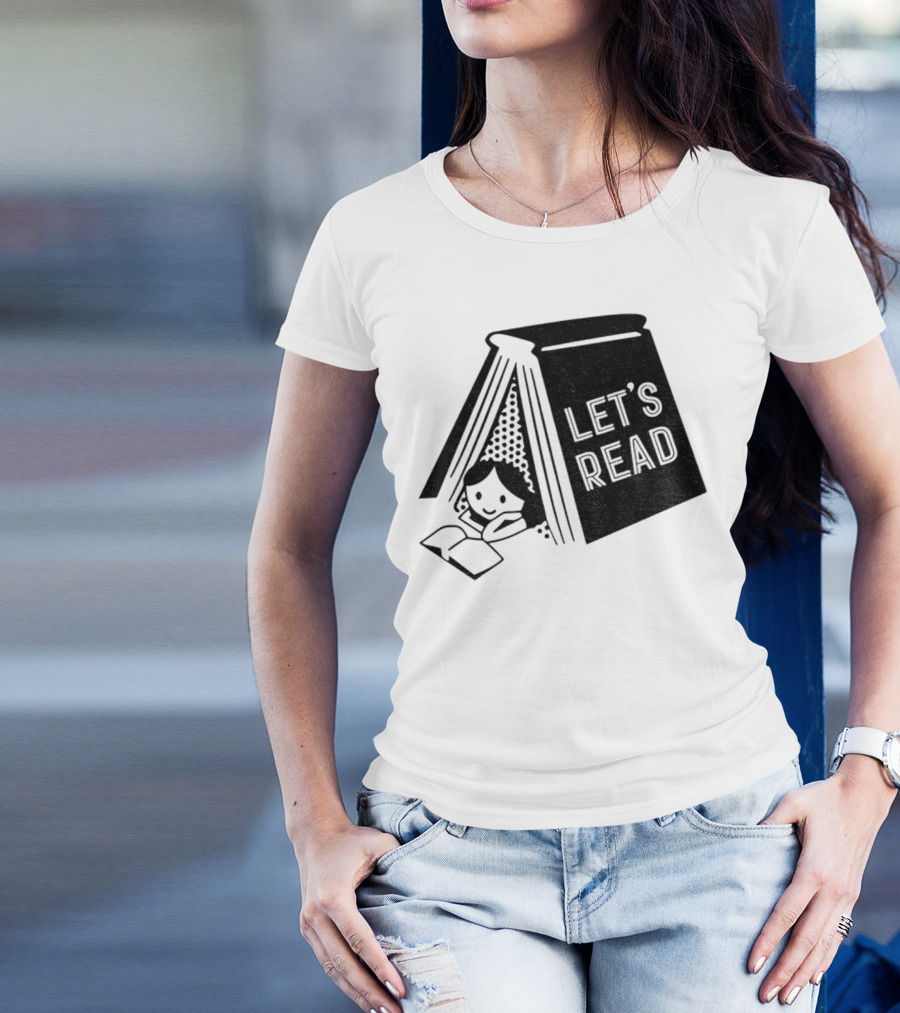 Derek Luh Let’s Read 2025 Book Tent Design T-Shirt