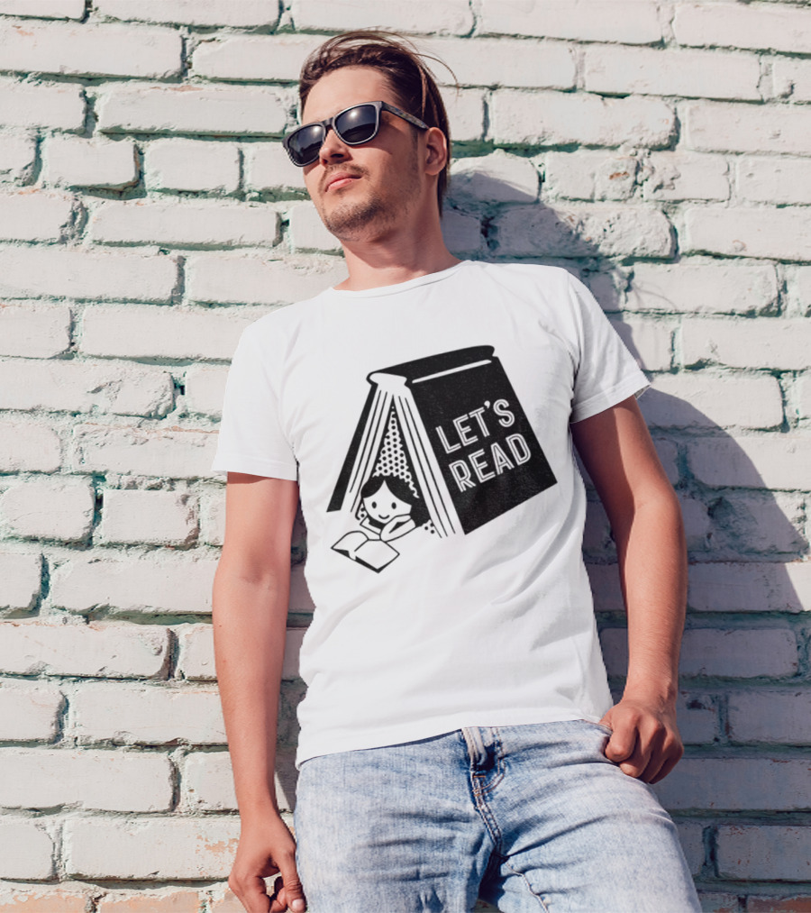 Derek Luh Let’s Read 2025 Book Tent Design T-Shirt