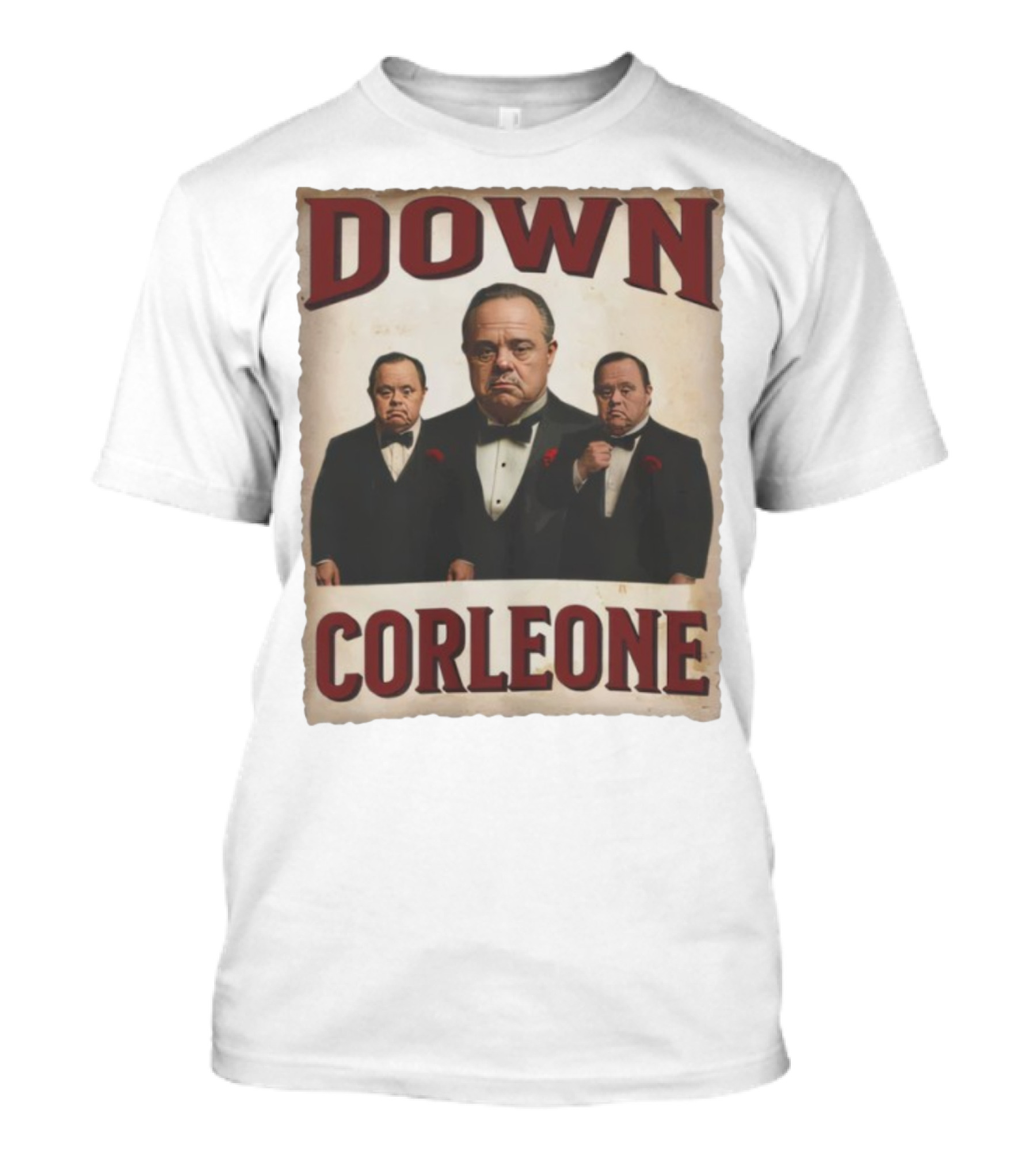 Down Corleone Funny Mafia Parody T-Shirt