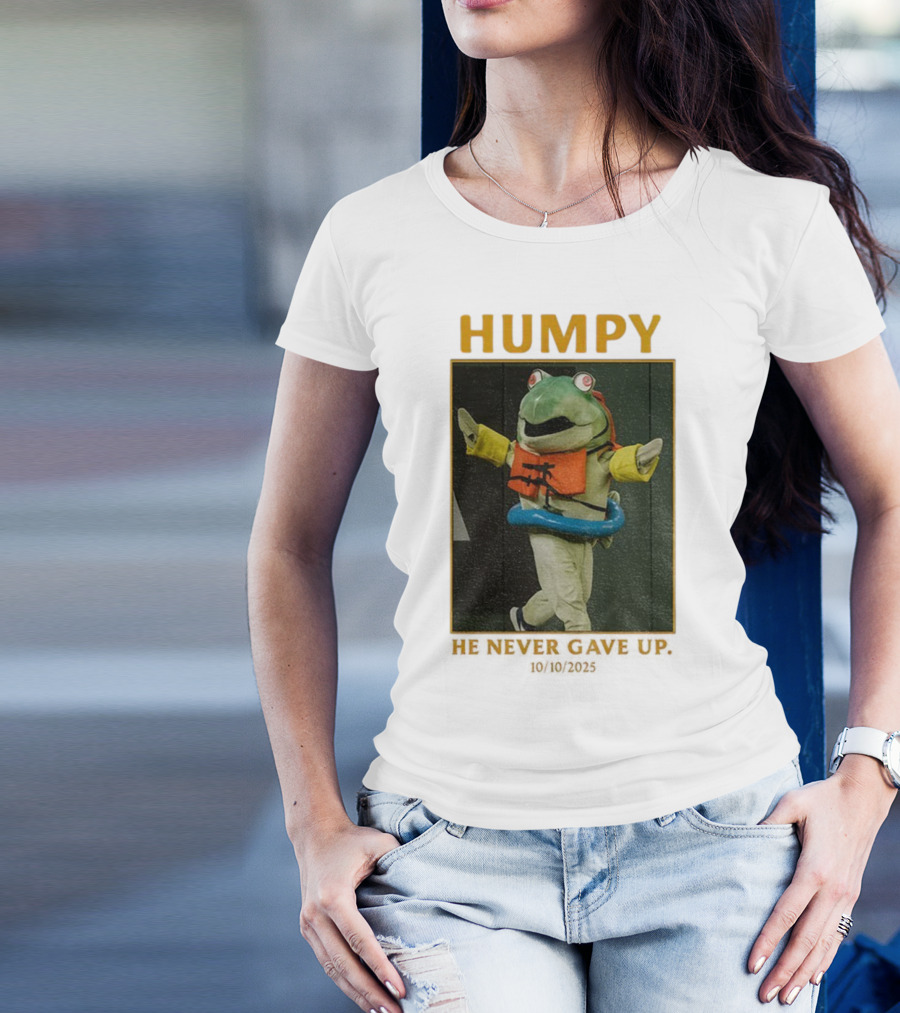 Humpy Salmon He Never Gave Up Seattle Mariners MLB Baseball 10 10 2025 T-Shirt