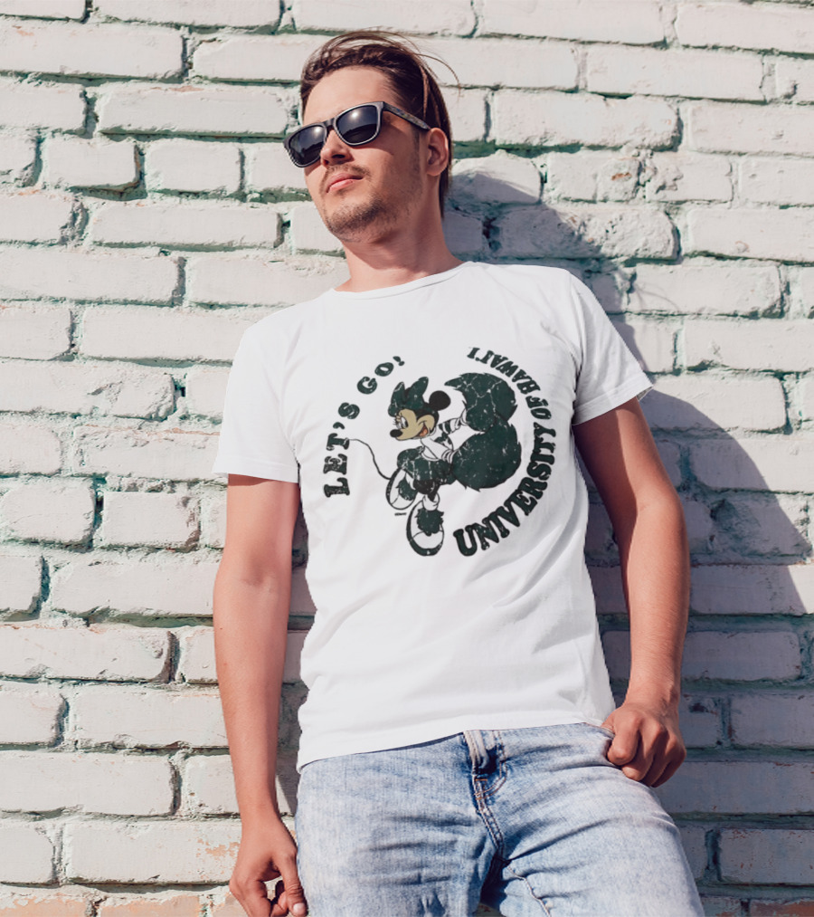 Let’s Go Minnie Mouse University Of Hawai’i Cheerleader T-Shirt