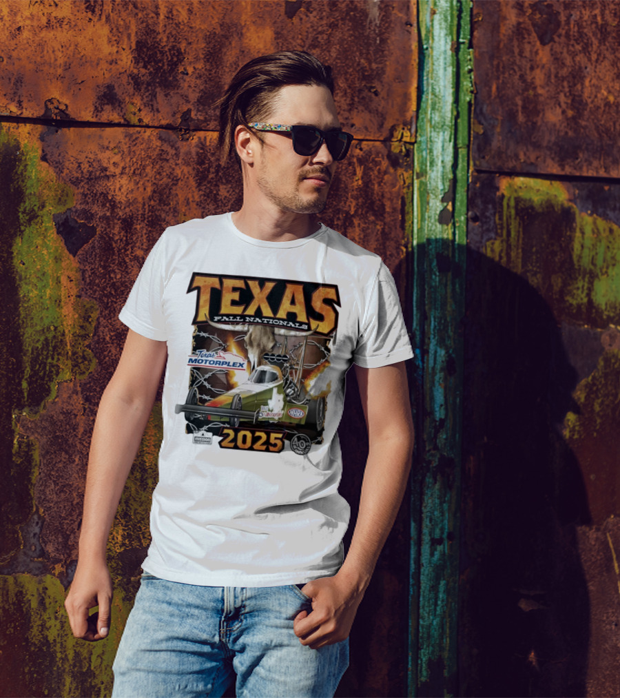 Texas Fall Nationals 2025 NHRA Texas Motorplex 40th Anniversary T-Shirt