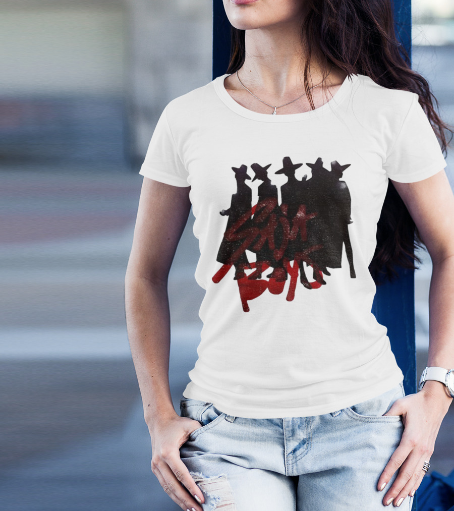 Saja Boys Huntrix Demon Hunter Kpop Vintage Silhouette Design T-Shirt
