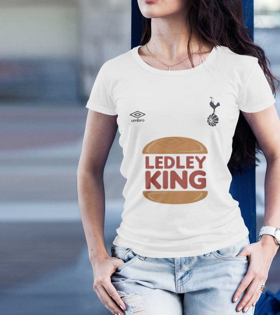 Tottenham Hotspur Umbro Ledley King Burger Logo T-Shirt