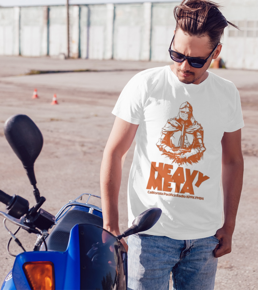 Heavy Meta Knight California Pacifica Radio KPFK FM94 T-Shirt