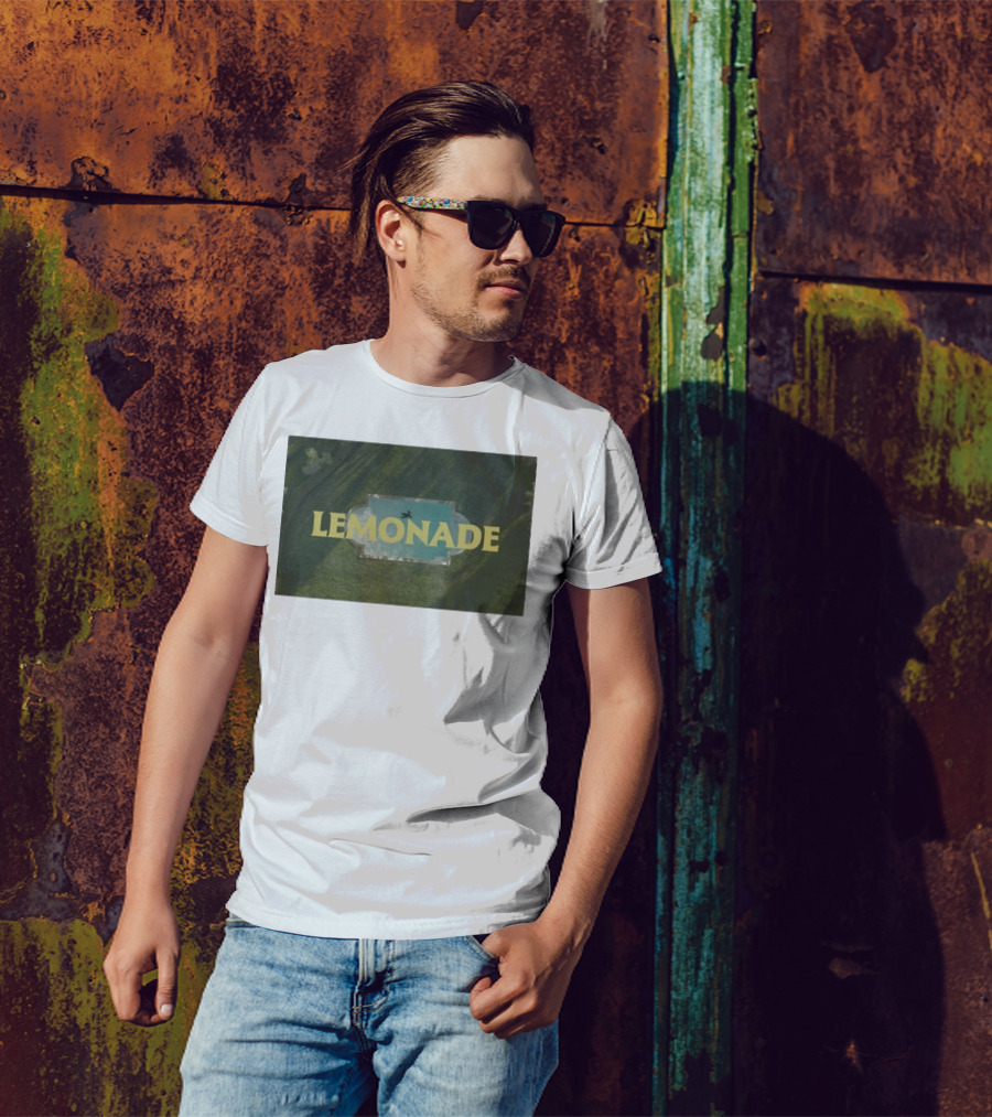 Louis Tomlinson Lemonade Aesthetic Pool Aerial View T-Shirt