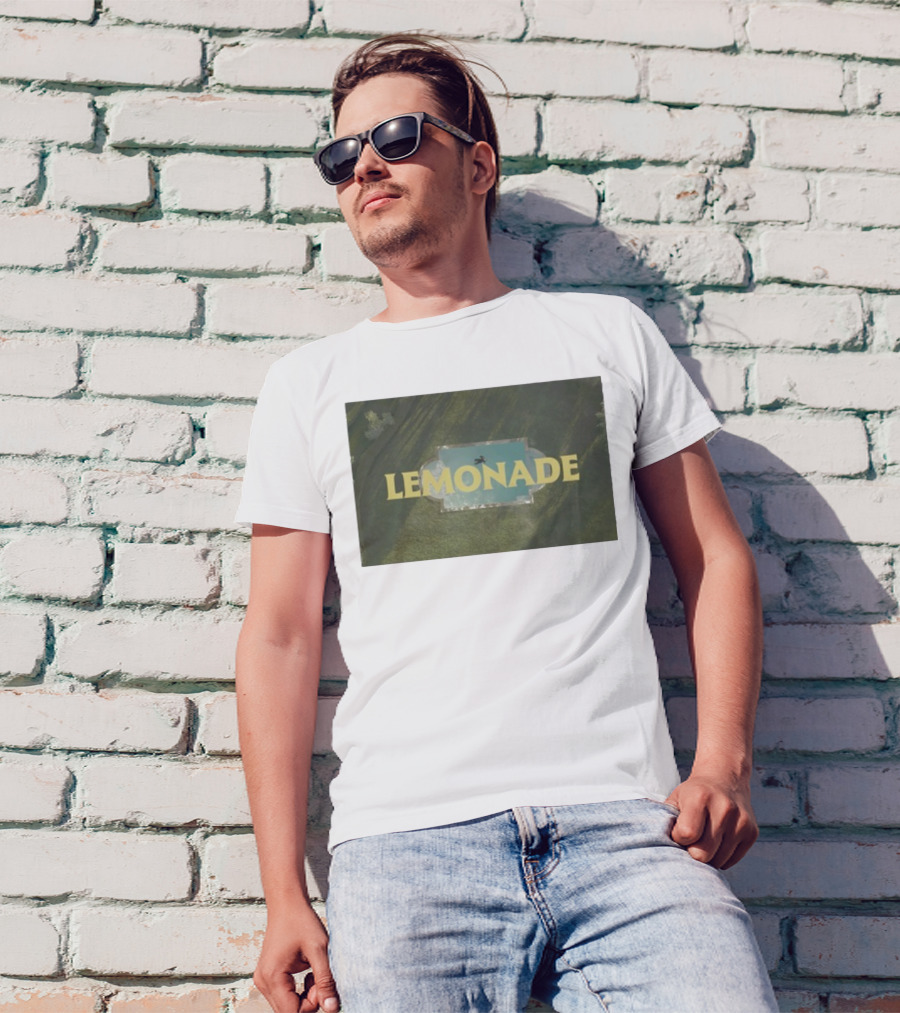 Louis Tomlinson Lemonade Aesthetic Pool Aerial View T-Shirt