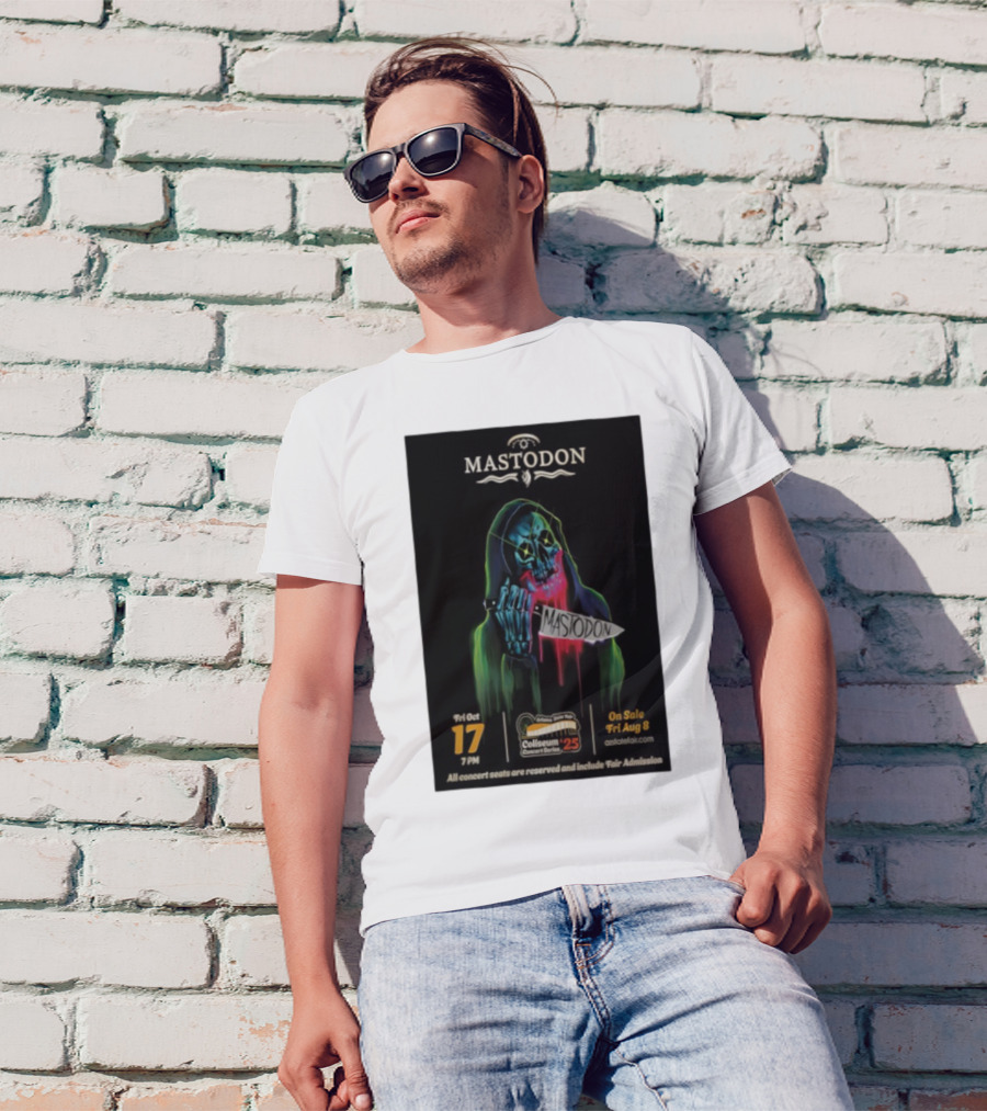 Mastodon Arizona State Fairgrounds 2025 Concert Series October 17 Coliseum T-Shirt