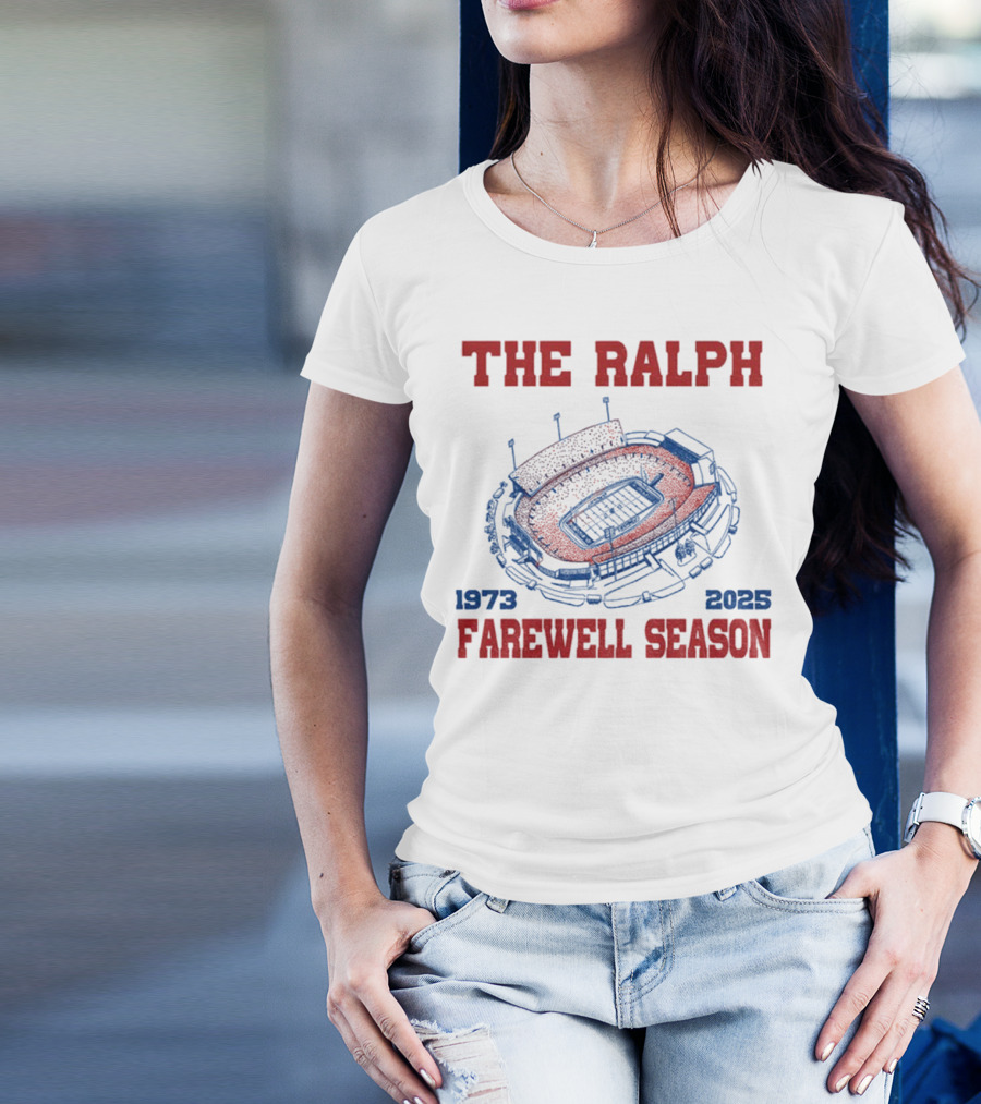 The Ralph Stadium Farewell Season 1973-2025 Buffalo Bills NFL T-Shirt