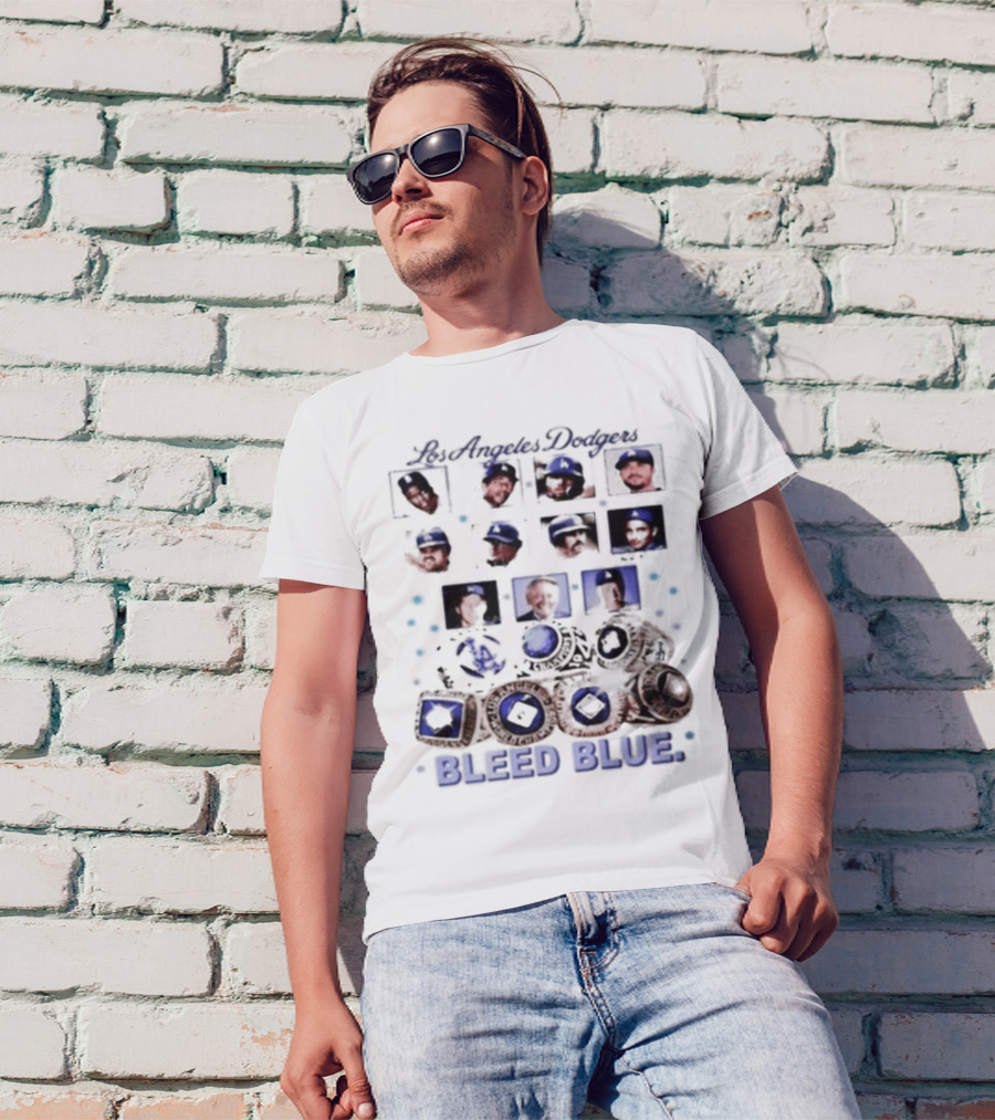 Los Angeles Dodgers Bleed Blue Signature Team Legends T-Shirt