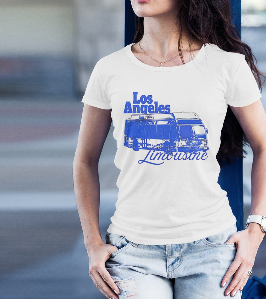 Los Angeles Limousine Retro Bus Experience T-Shirt