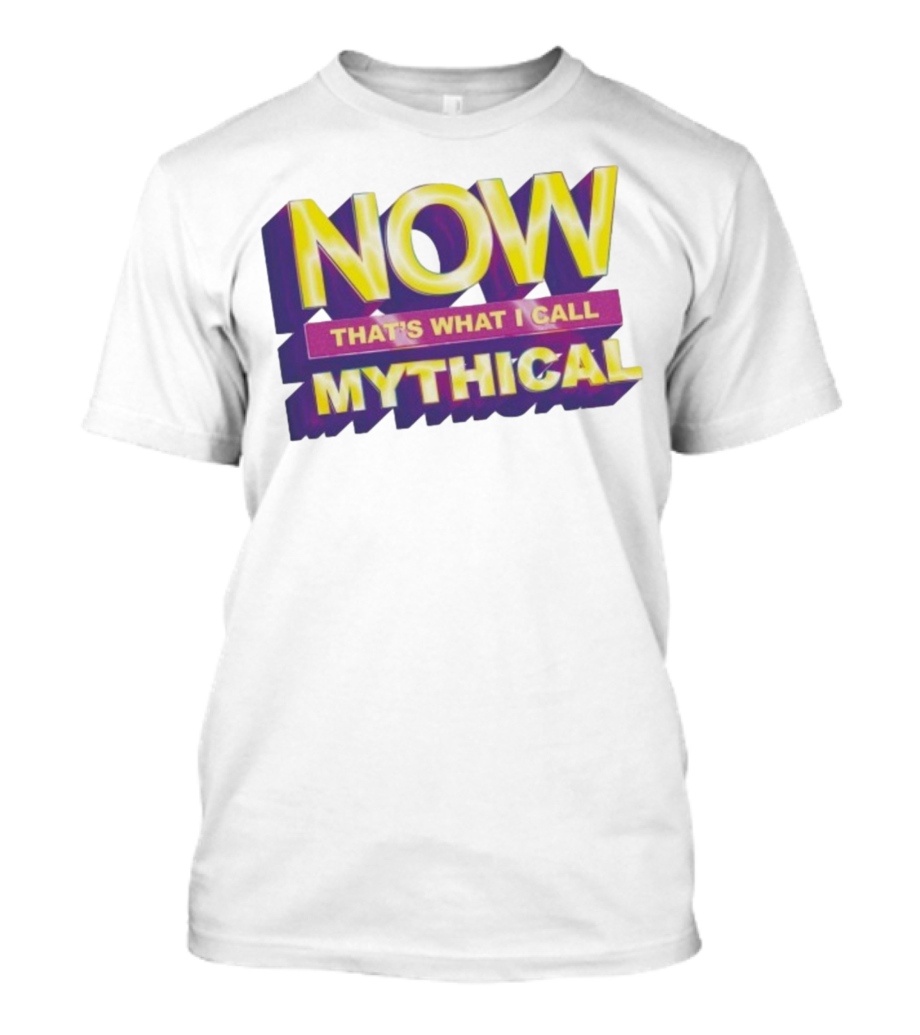 NOW That’s What I Call Mythical Retro 3D Text Style T-Shirt