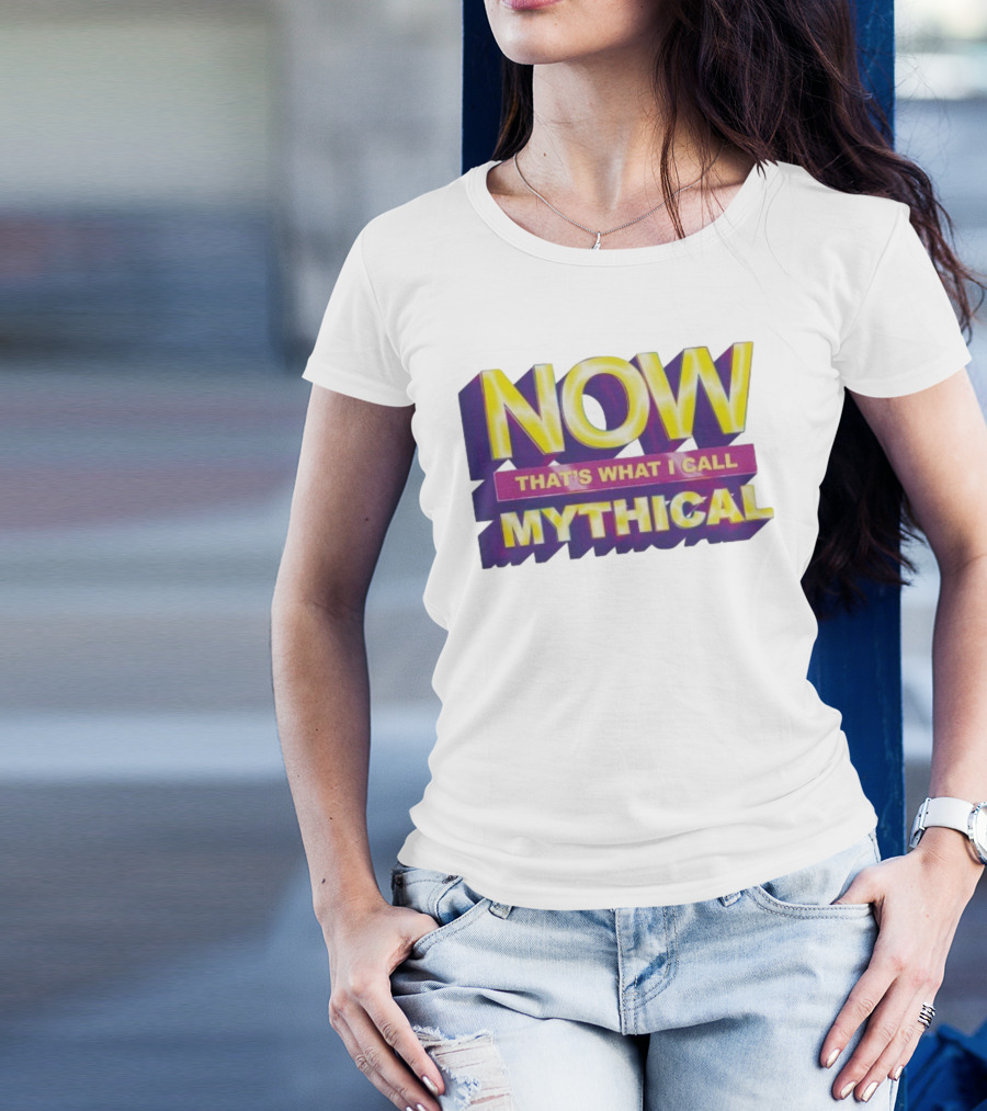 NOW That’s What I Call Mythical Retro 3D Text Style T-Shirt