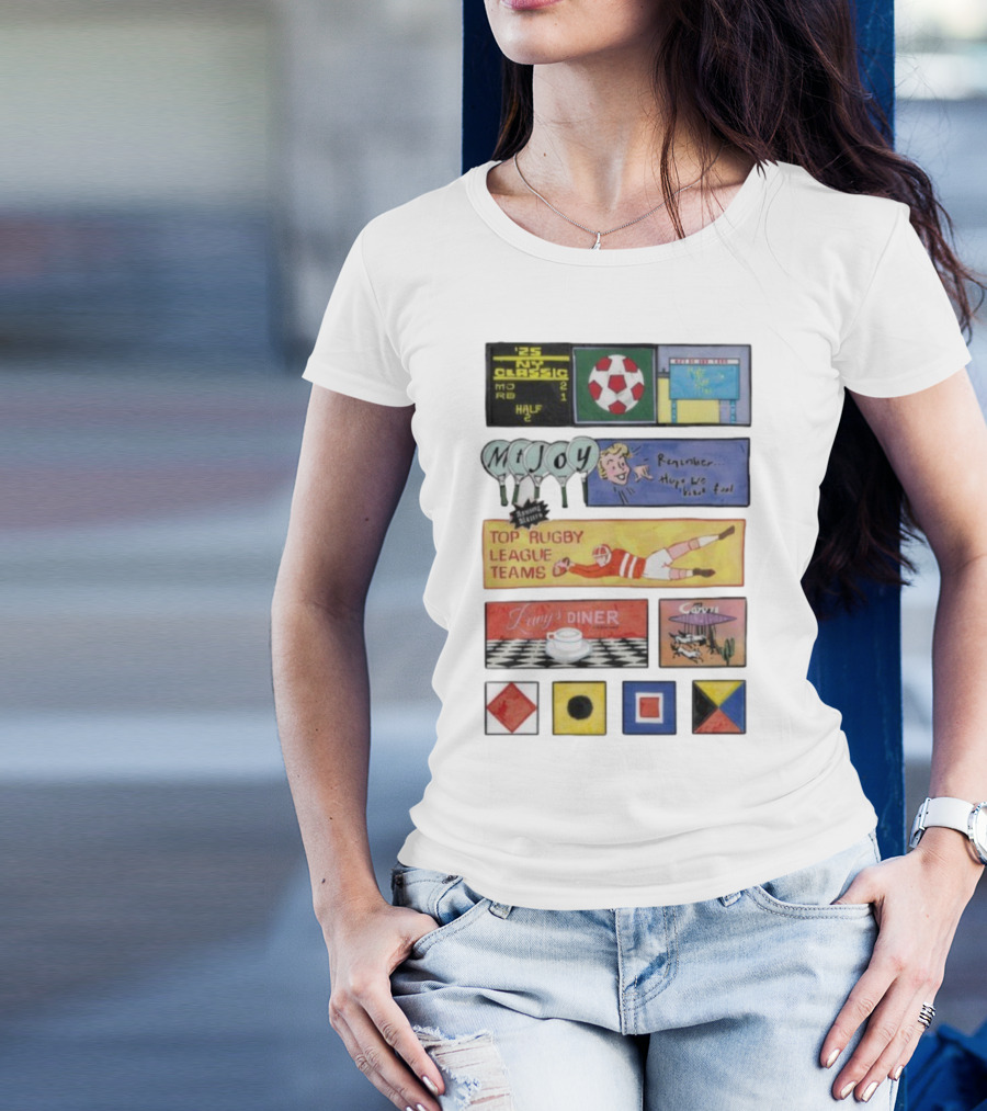 Rowing Blazers X Mt. Joy Top Rugby League Teams Vintage Sports Collaboration T-Shirt