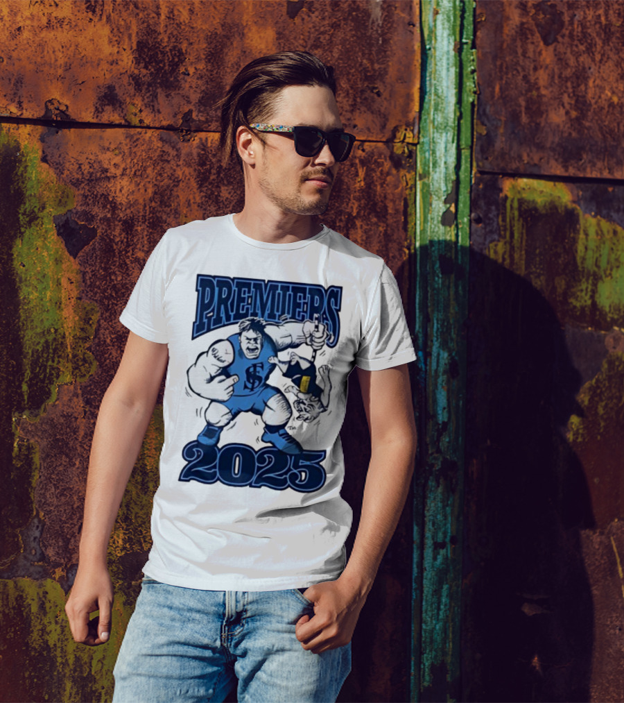Sturt Football Club Premiers 2025 Mascot Victory Image T-Shirt