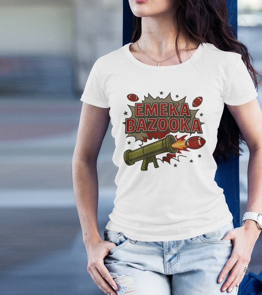 Tampa Bay Buccaneers Emeka Bazooka Football Blast T-Shirt