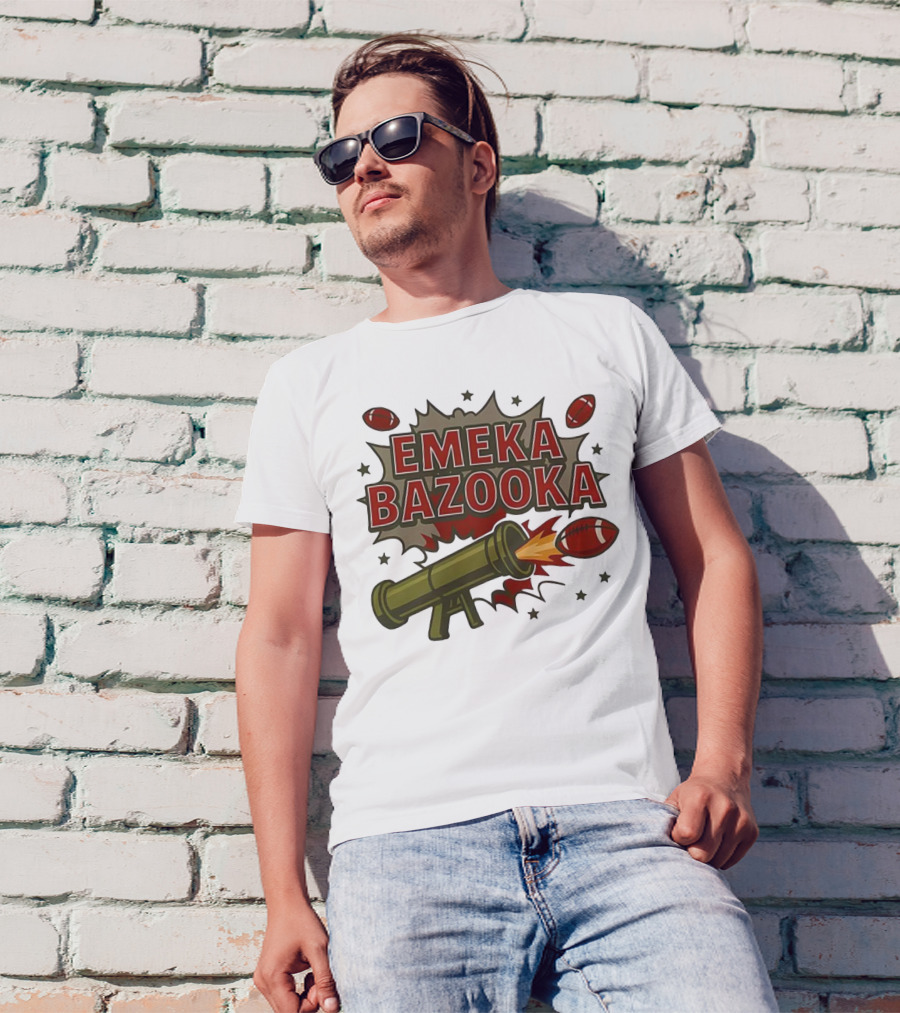 Tampa Bay Buccaneers Emeka Bazooka Football Blast T-Shirt