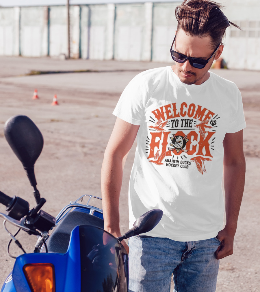 Welcome To The Flock Anaheim Ducks Hockey Club T-Shirt