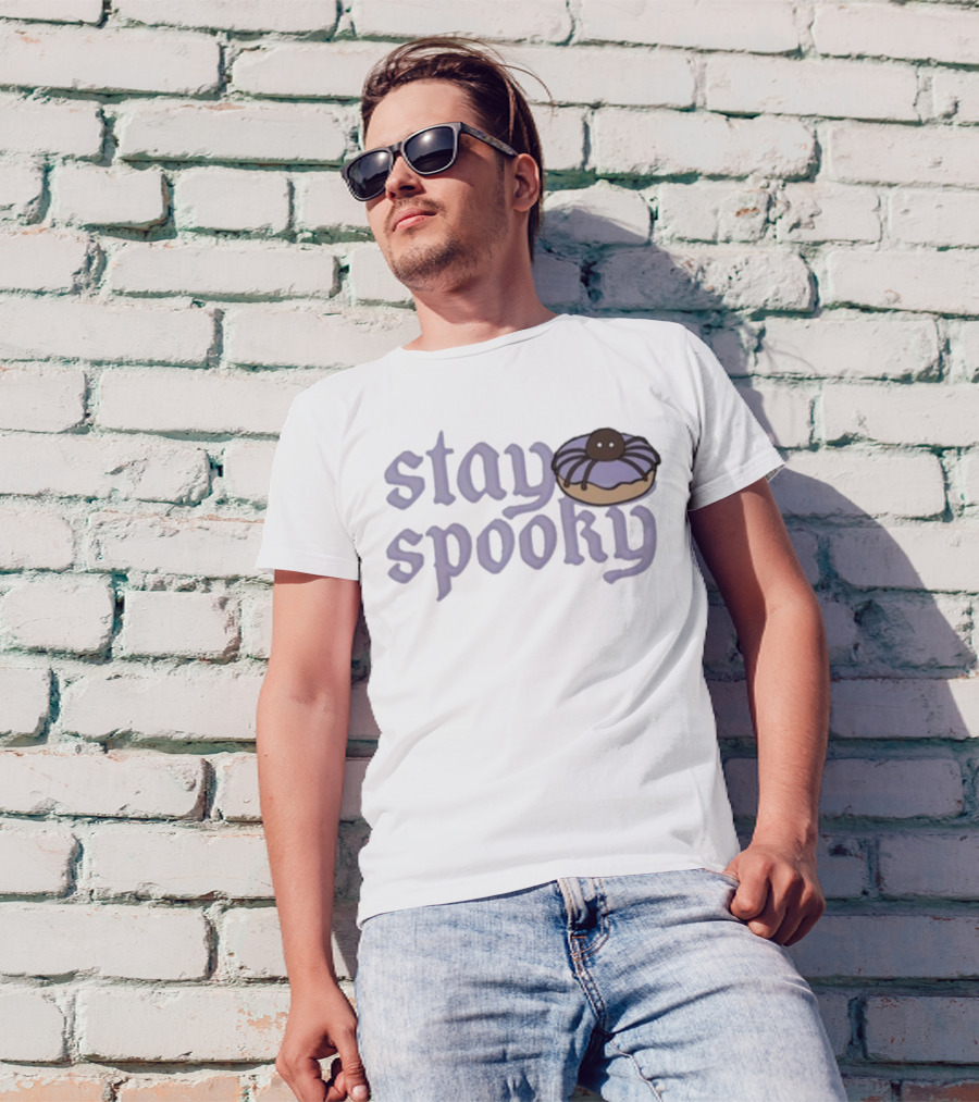Stay Spooky Dunkin’ Donuts Halloween Donut Design T-Shirt