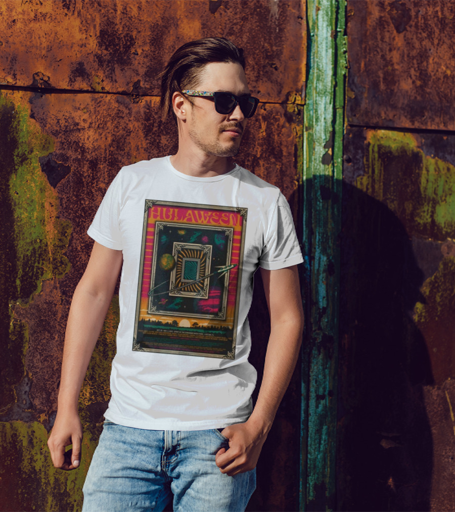 Hulaween 2025 Spirit Of The Suwannee Music Park Live Oak FL Astronaut Outer Space Journey T-Shirt