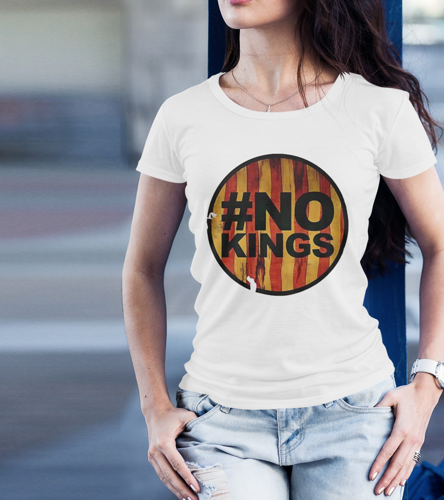 #NO KINGS American Flag Vintage T-Shirt