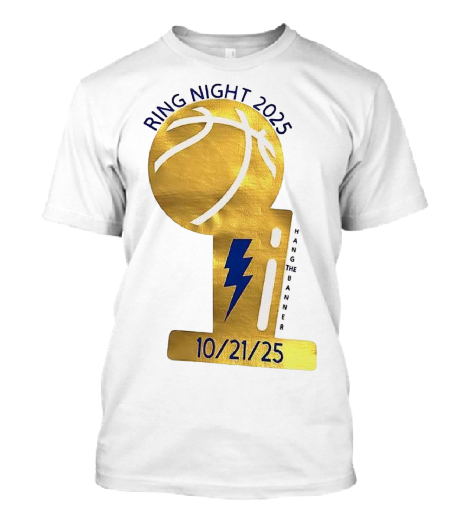 Ring Night 2025 Hang The Banner 10/21/25 Championship Celebration T-Shirt